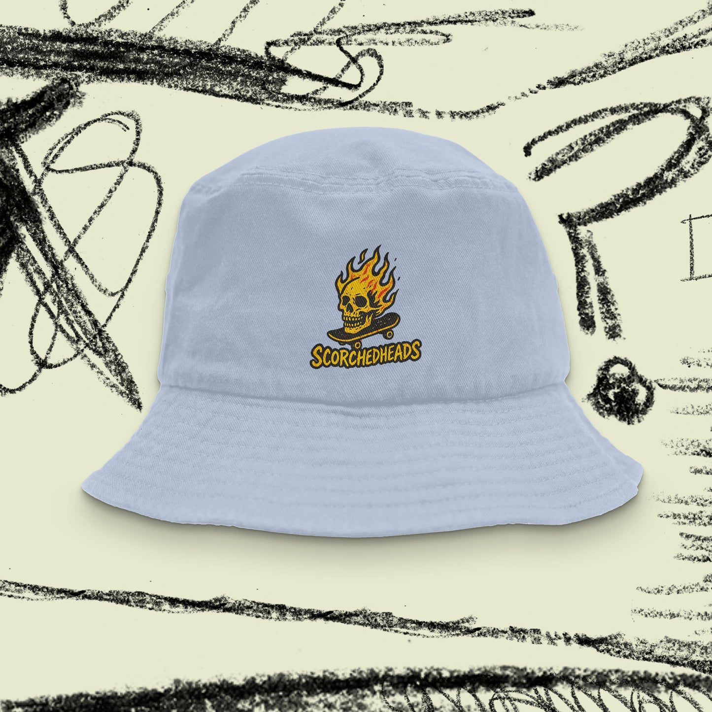 Scorched Heads Bucket Hat