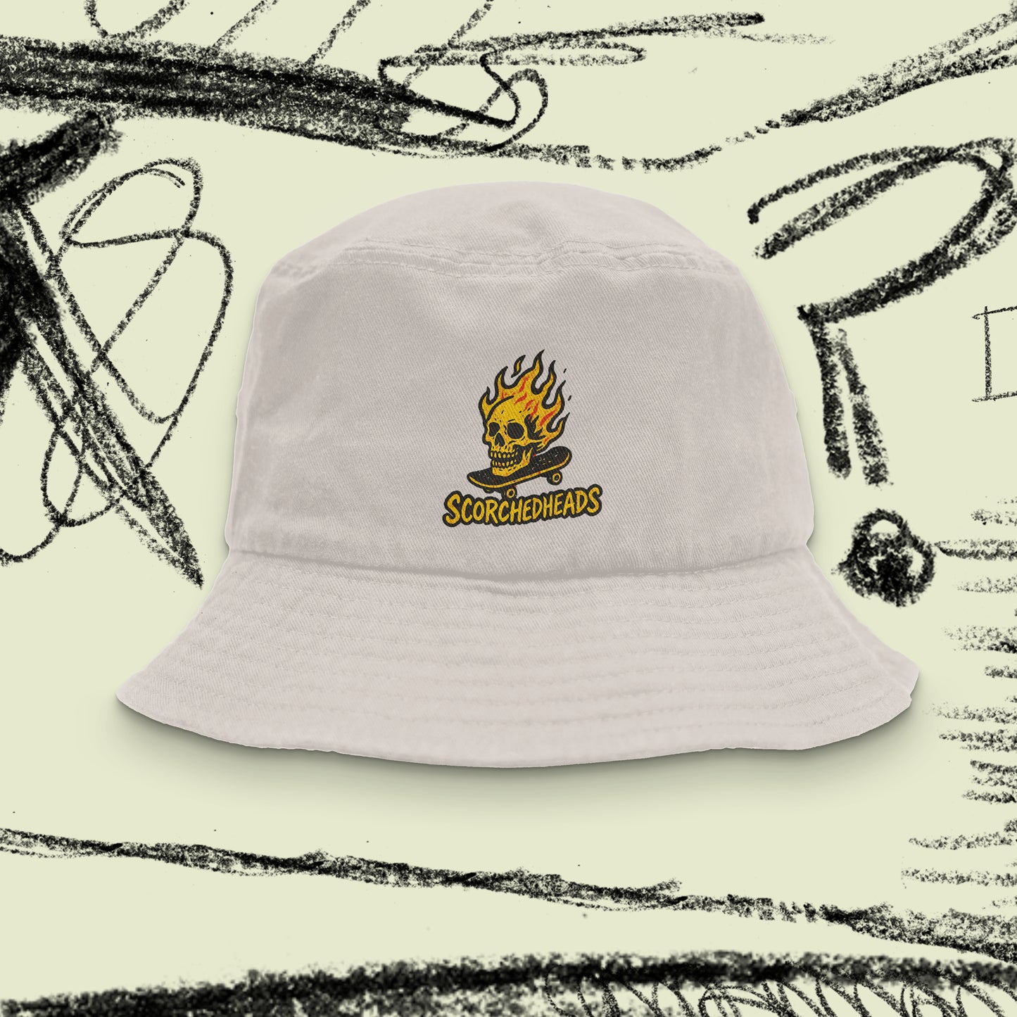 Scorched Heads Bucket Hat