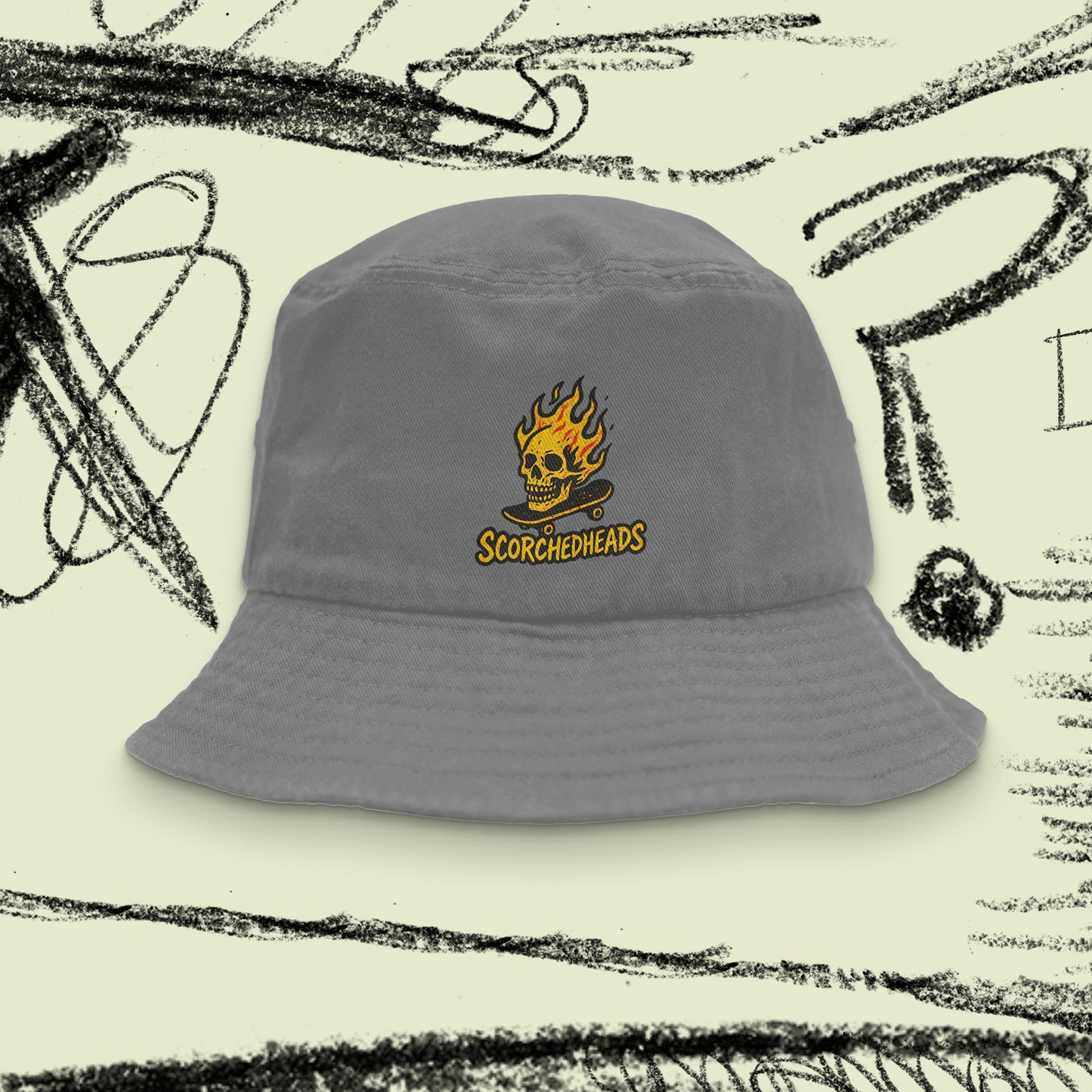 Scorched Heads Bucket Hat