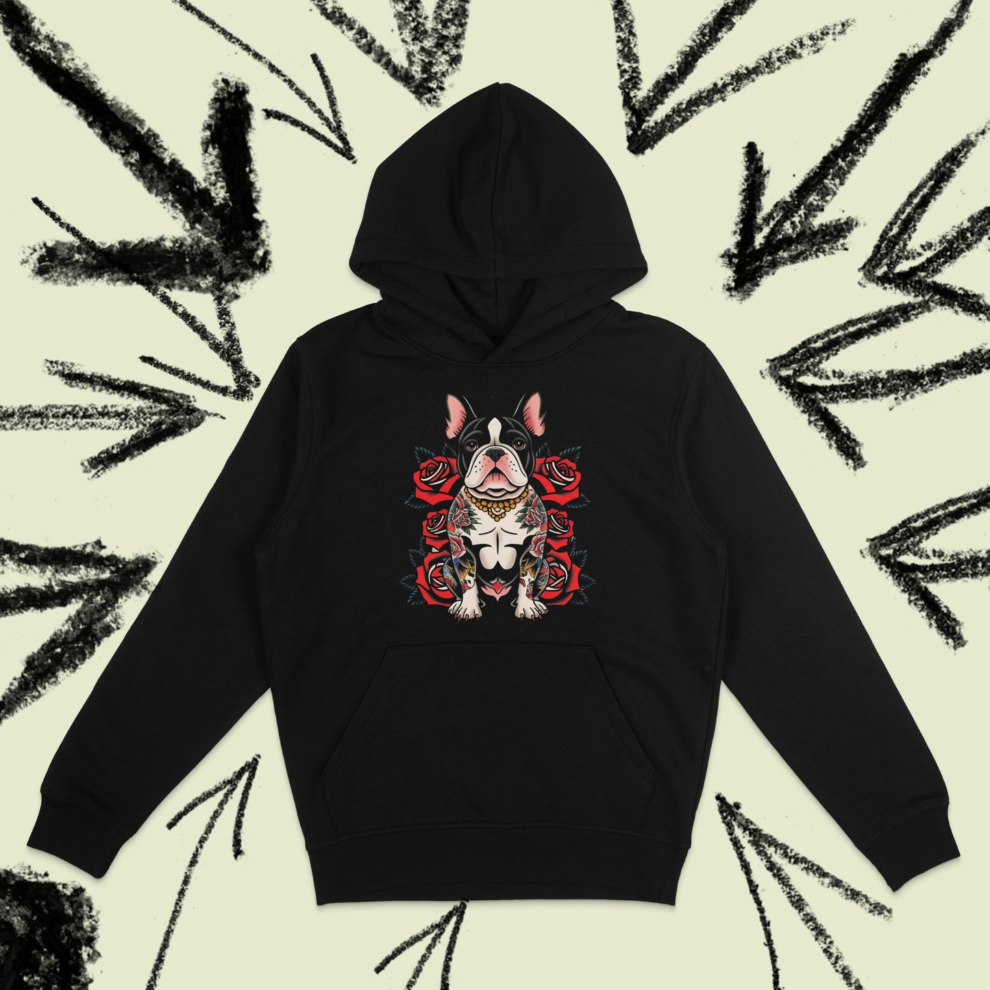 Bowie the French bulldog Hoodie