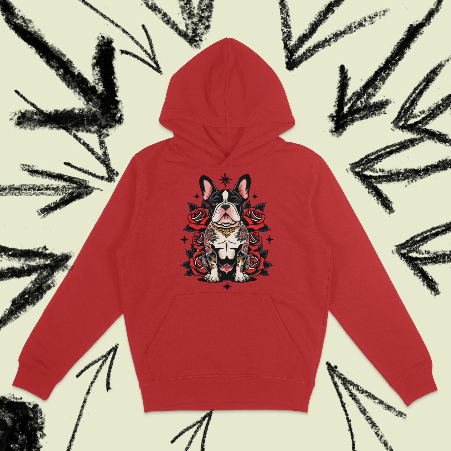Bowie the French bulldog Hoodie