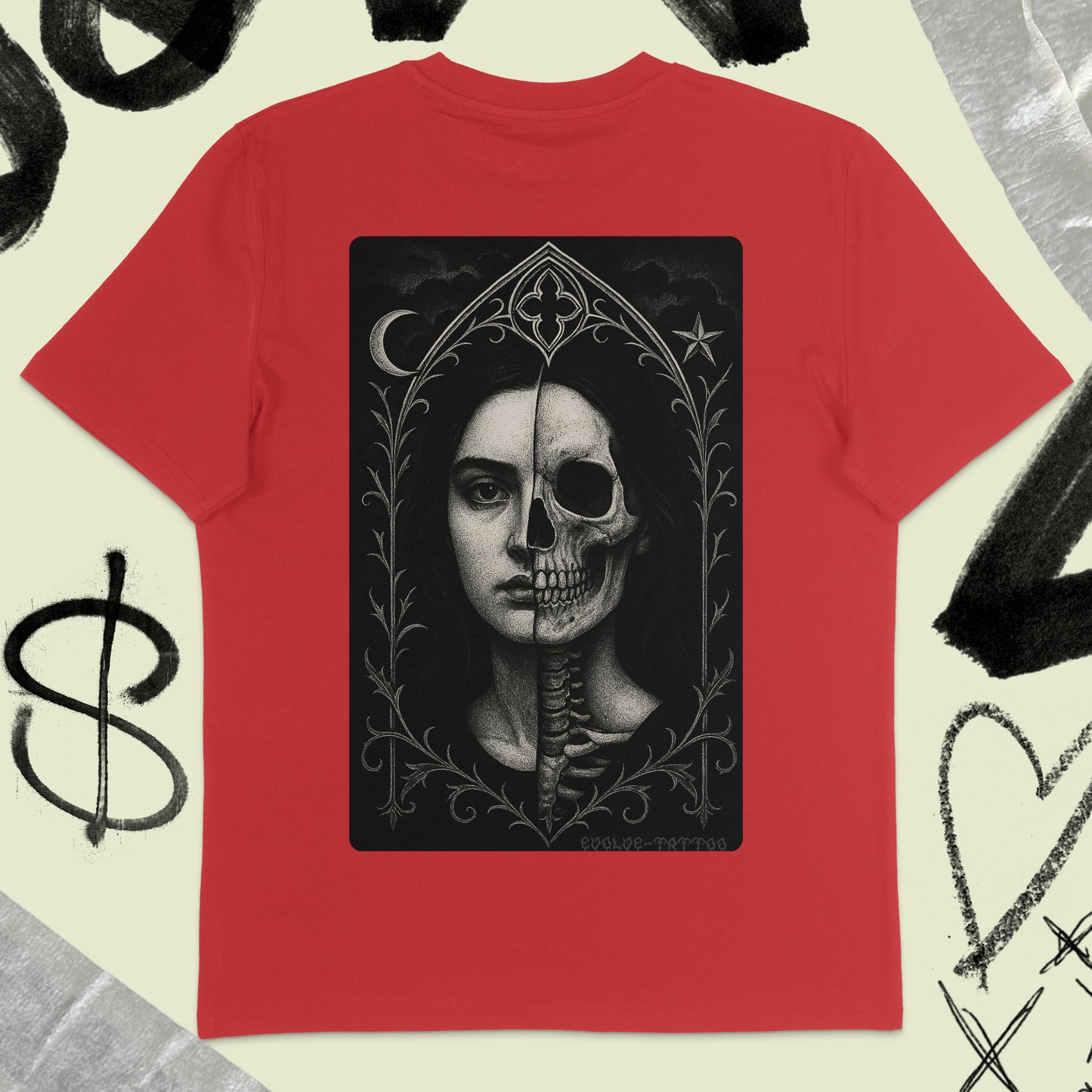 The Line Between T-shirt @dclxvi.tattoo