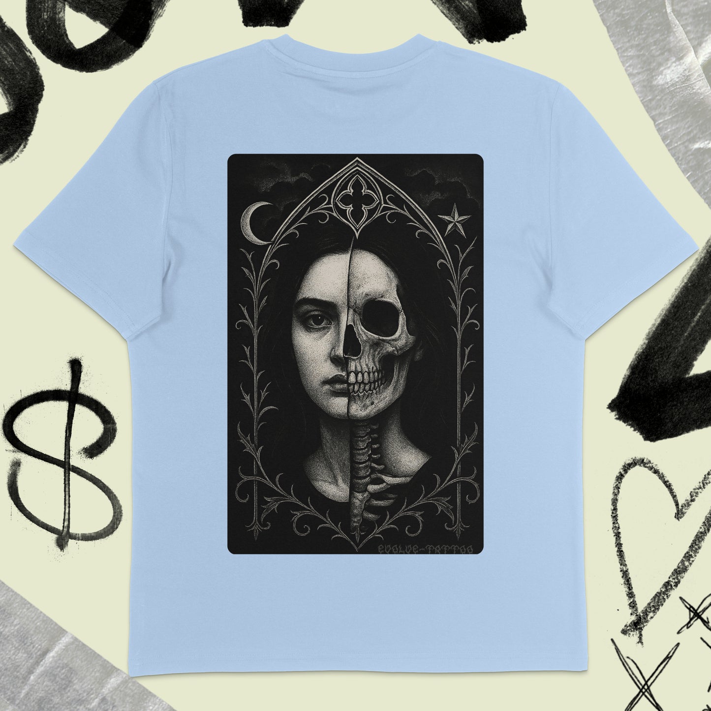 The Line Between T-shirt @dclxvi.tattoo