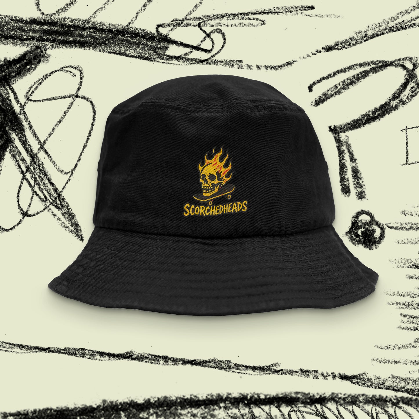 Scorched Heads Bucket Hat