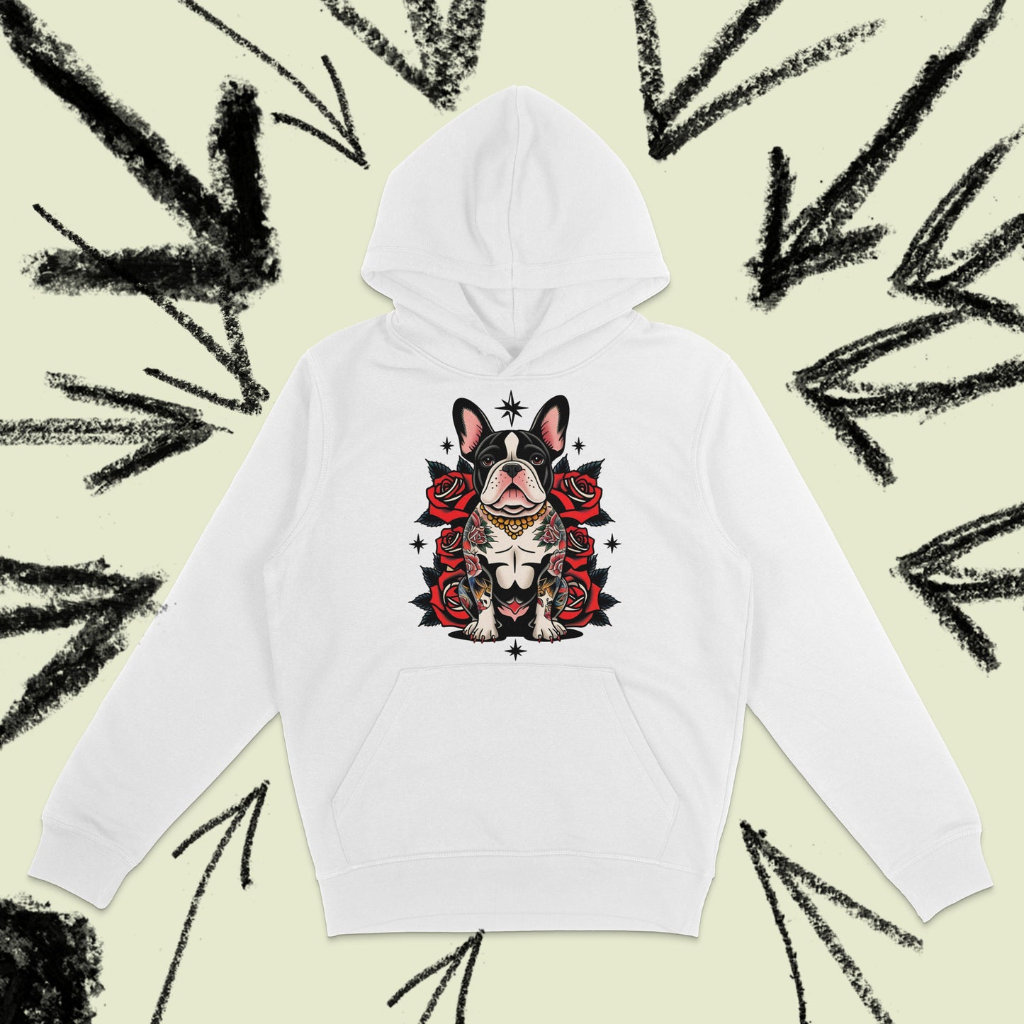Bowie the French bulldog Hoodie