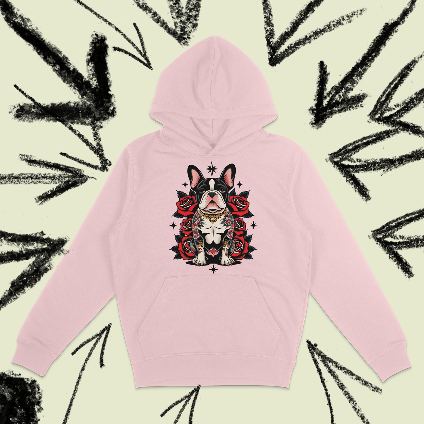 Bowie the French bulldog Hoodie